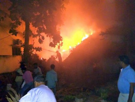 Photo Credit: G. Rambabu | fire-cracker blast in Rajahmundry